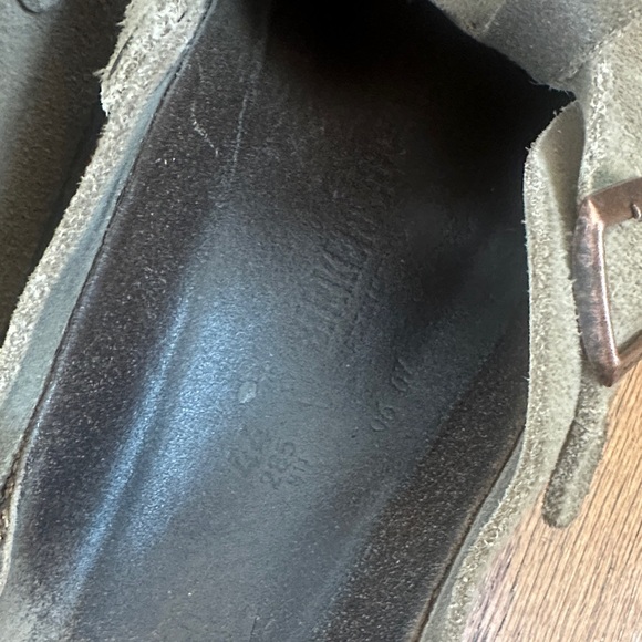 Birkenstock Tan Boston Buckle Clogs main image 5